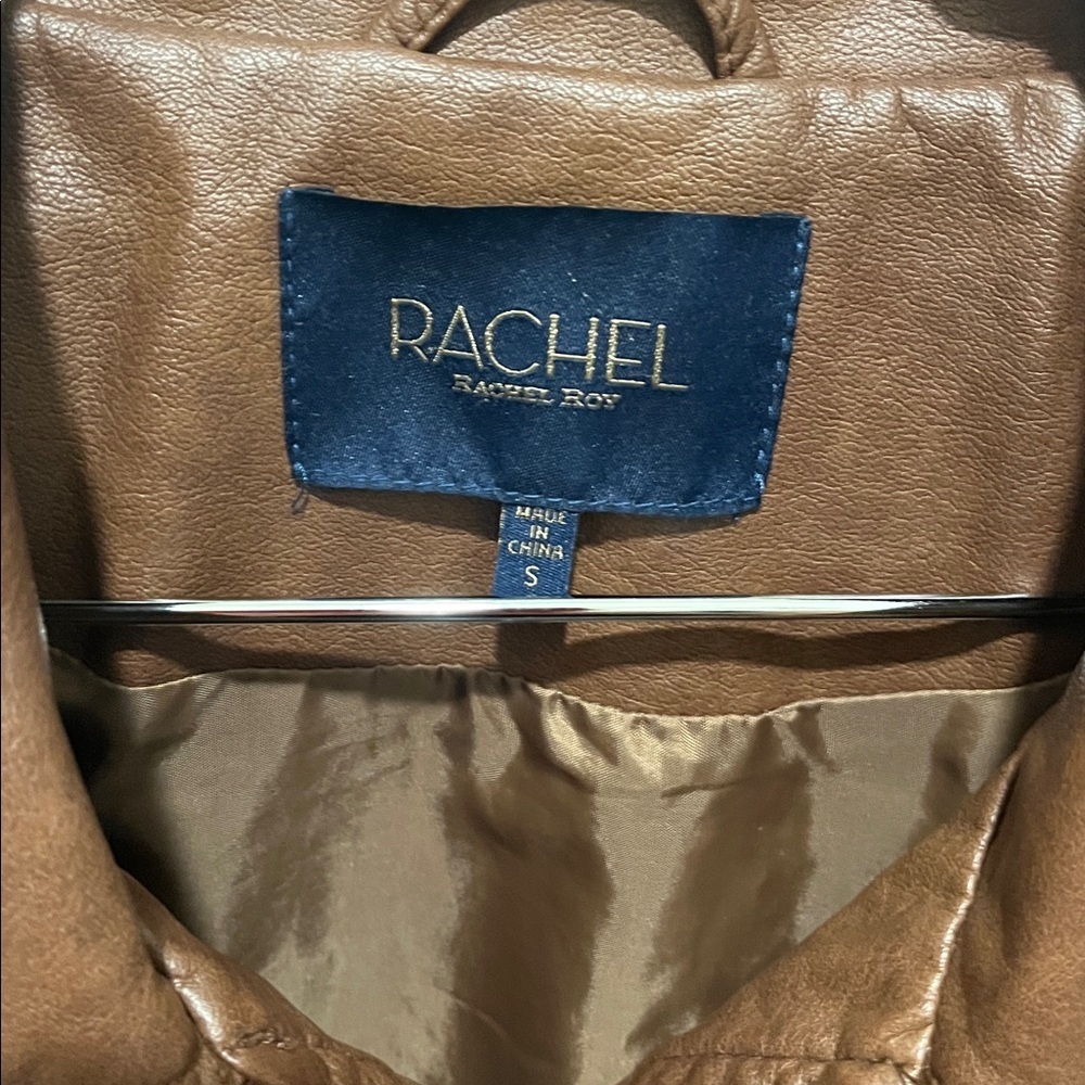 Rachel Brown vegan Leather Jacket! - Picture 2 of 4